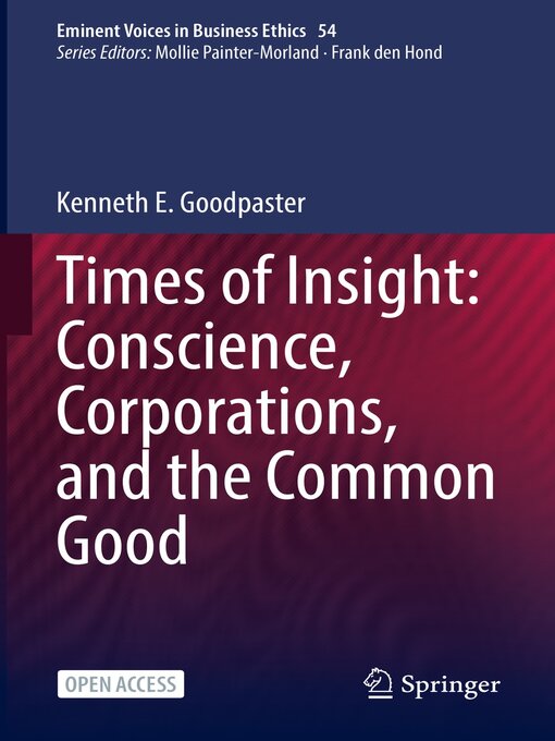 Title details for Times of Insight by Kenneth E. Goodpaster - Available